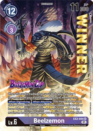 Beelzemon [EX2-044] (Beelzemon Cup Winner) [Starter Deck: Beelzemon Advanced Deck Set Promos]