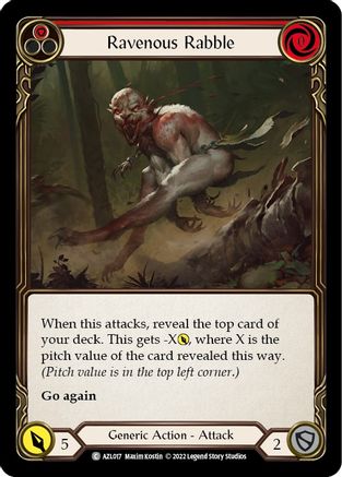 Ravenous Rabble (Red) [AZL017] (Outsiders Azalea Blitz Deck)