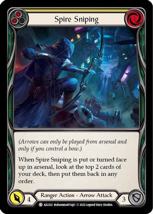 Spire Sniping (Yellow) [AZL022] (Outsiders Azalea Blitz Deck)