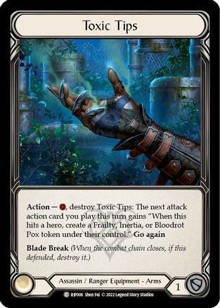 Toxic Tips [RIP006] (Outsiders Riptide Blitz Deck)