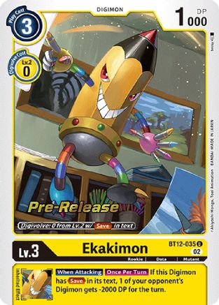 Ekakimon [BT12-035] [Across Time Pre-Release Cards]