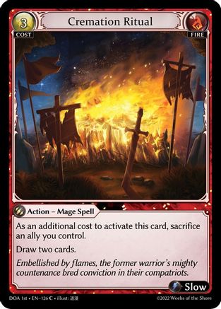 Cremation Ritual (126) [Dawn of Ashes: 1st Edition]