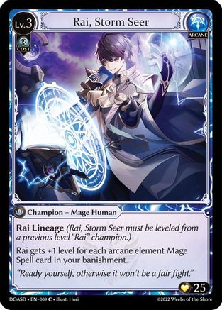 Rai, Storm Seer (009) [Dawn of Ashes: Starter Decks]