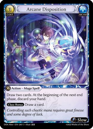 Arcane Disposition (240) [Dawn of Ashes: Alter Edition]