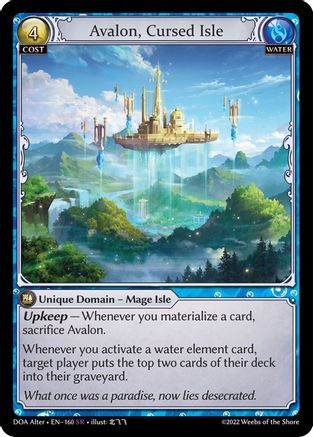 Avalon, Cursed Isle (160) [Dawn of Ashes: Alter Edition]