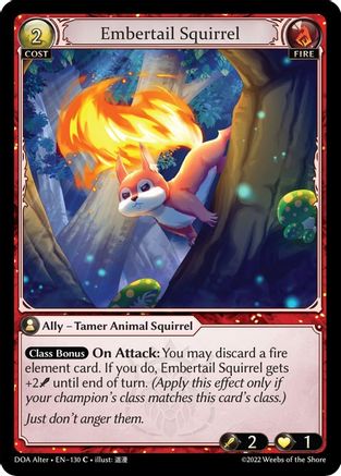 Embertail Squirrel (130) [Dawn of Ashes: Alter Edition]