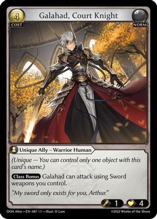 Galahad, Court Knight (087) [Dawn of Ashes: Alter Edition]