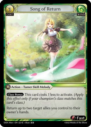 Song of Return (223) [Dawn of Ashes: Alter Edition]