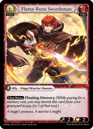 Flame-Rune Swordsman (073) [Dawn of Ashes: Prelude]