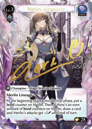 Merlin, Kingslayer (CSR) (004B) [Fractured Crown]