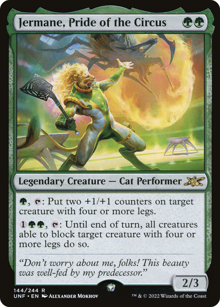 Jermane, Pride of the Circus [Unfinity]