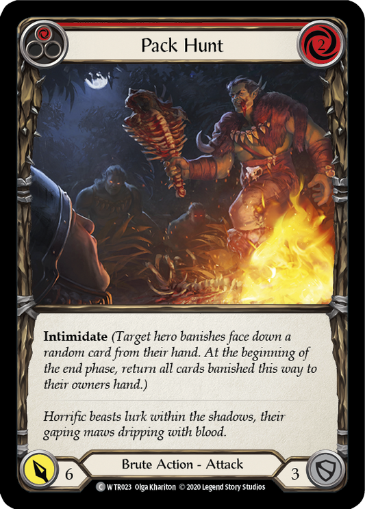 Pack Hunt (Red) [U-WTR023] (Welcome to Rathe Unlimited)  Unlimited Rainbow Foil
