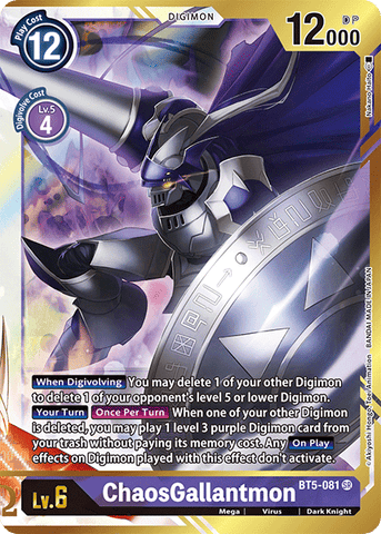 ChaosGallantmon [BT5-081] (Alternate Art - Nakano Haito) [Battle of Omni]