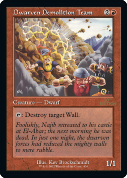 Dwarven Demolition Team (Retro) [30th Anniversary Edition]