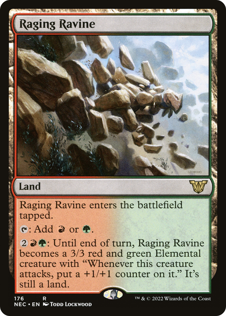 Raging Ravine [Kamigawa: Neon Dynasty Commander]