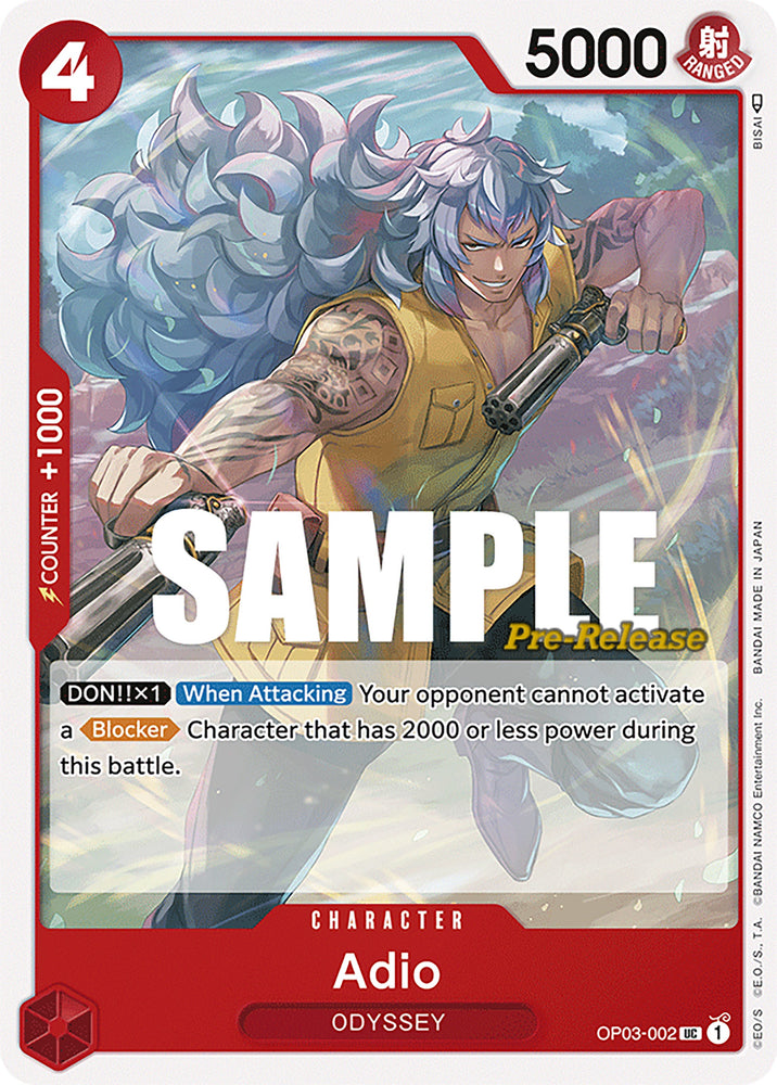 Adio [Pillars of Strength Pre-Release Cards]