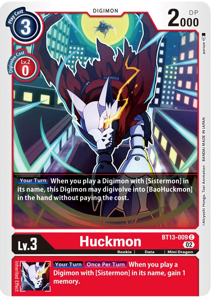 Huckmon [BT13-009] [Versus Royal Knights Booster]