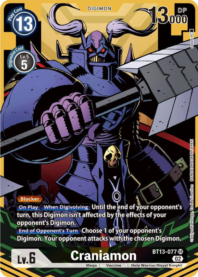 Craniamon [BT13-077] (Alternate Art) [Versus Royal Knights Booster]