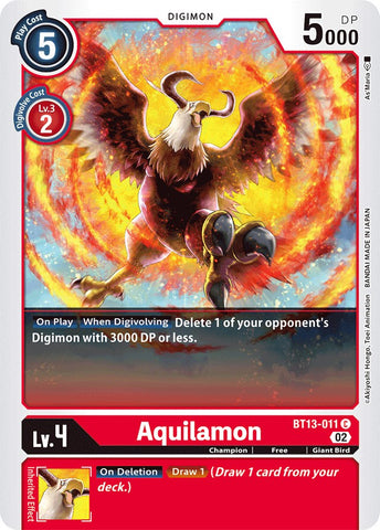 Aquilamon [BT13-011] [Versus Royal Knights Booster]