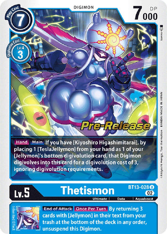 Thetismon [BT13-028] [Versus Royal Knights Booster Pre-Release Cards]