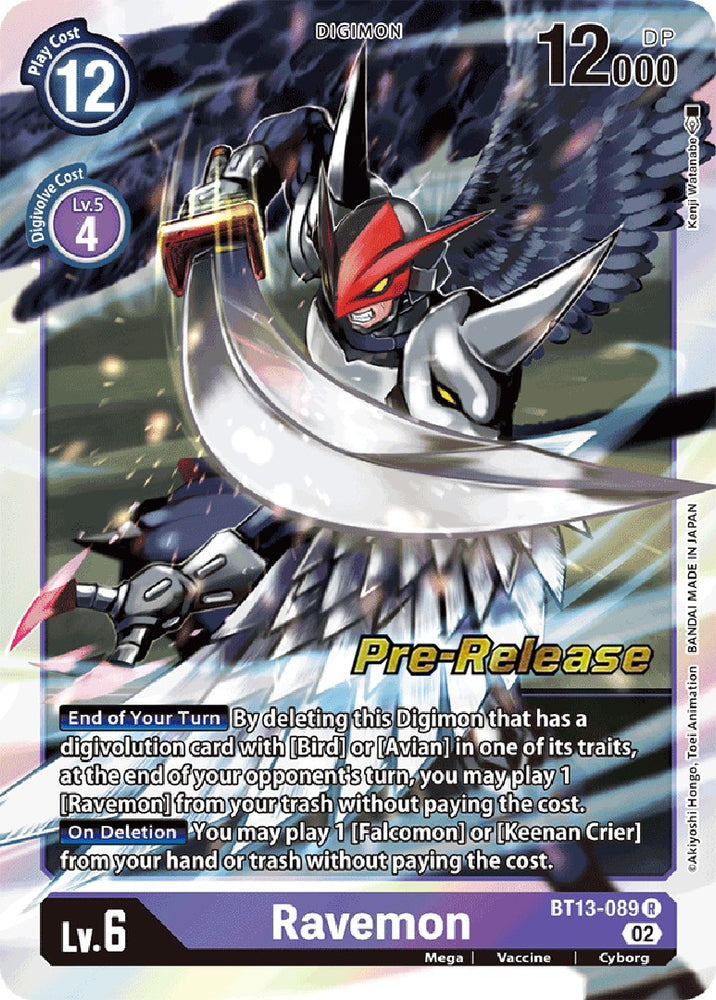 Ravemon [BT13-089] [Versus Royal Knights Booster Pre-Release Cards]