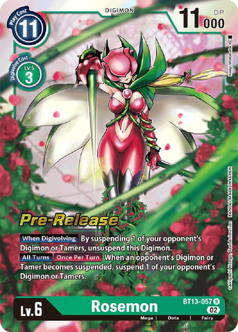 Rosemon [BT13-057] [Versus Royal Knights Booster Pre-Release Cards]