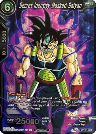 Secret Identity Masked Saiyan (Championship Selection Pack 2023 Vol.3) (BT10-140) [Tournament Promotion Cards]