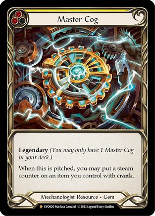 Master Cog [EVO000] (Bright Lights)  Cold Foil