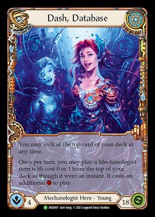 Dash, Database [HER097] (Promo)  Rainbow Foil