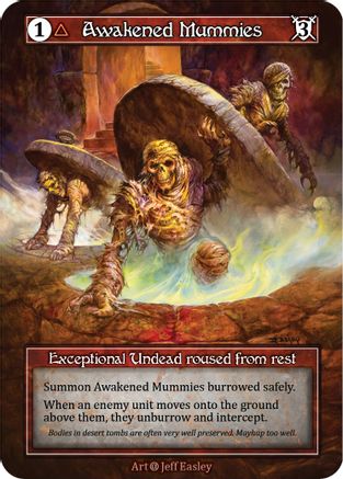 Awakened Mummies (Foil)  - Alpha Foil