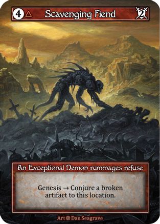 Scavenging Fiend (Foil)  - Alpha Foil