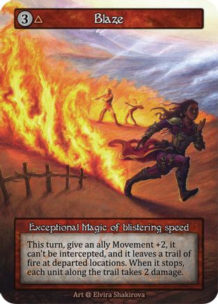 Blaze (Preconstructed Deck)  - Alpha