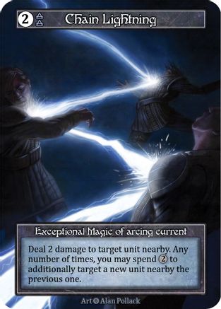Chain Lightning (Foil)  - Alpha Foil