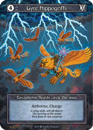 Gyre Hippogriffs (Foil)  - Alpha Foil