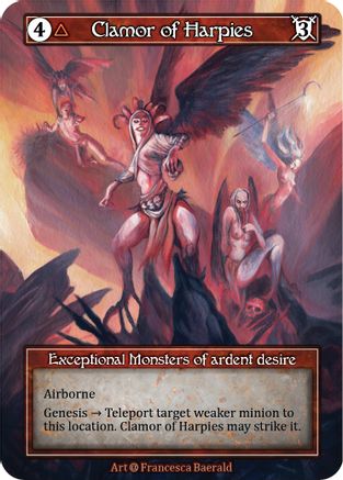 Clamor of Harpies (Foil)  - Alpha Foil