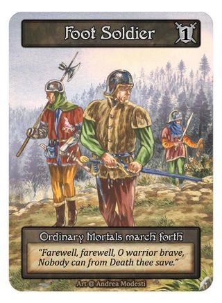 Foot Soldier (1) (Box Topper)  - Alpha Foil