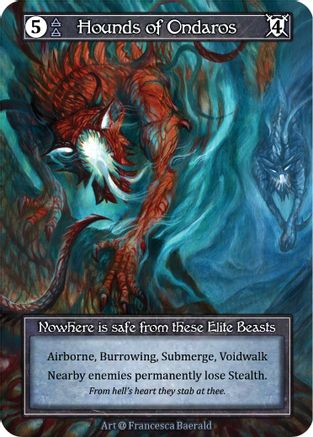 Hounds of Ondaros (Foil)  - Alpha Foil
