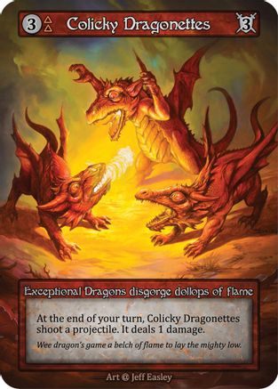 Colicky Dragonettes (Preconstructed Deck)  - Alpha