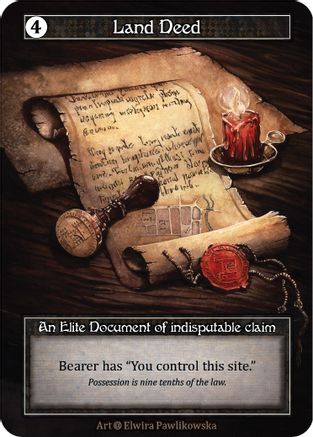 Land Deed (Foil)  - Alpha Foil