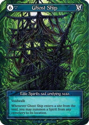 Ghost Ship (Foil)  - Alpha Foil
