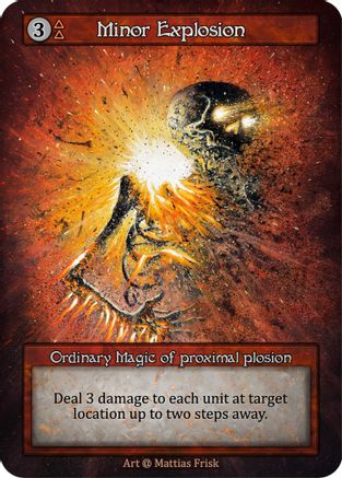 Minor Explosion  - Alpha