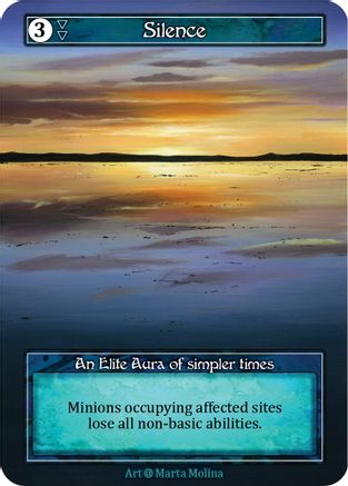 Silence (Foil)  - Alpha Foil
