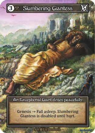 Slumbering Giantess (Foil)  - Alpha Foil