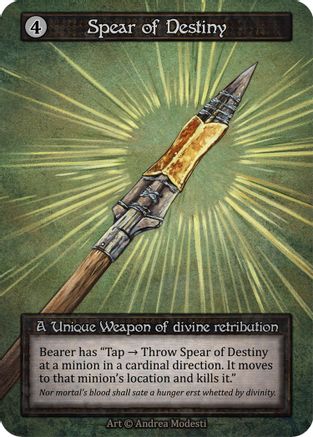 Spear of Destiny (Preconstructed Deck)  - Alpha