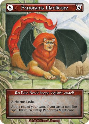 Panorama Manticore (Foil)  - Alpha Foil