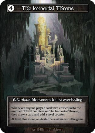 The Immortal Throne (Foil)  - Alpha Foil
