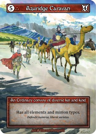 Azuridge Caravan (Foil)  - Beta Foil