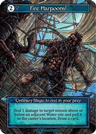 Fire Harpoons! (Foil)  - Beta Foil