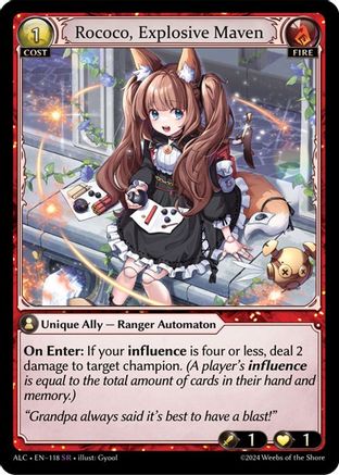 Rococo, Explosive Maven (118) [Alchemical Revolution]