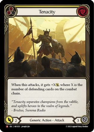Tenacity [HVY211] (Heavy Hitters)  Rainbow Foil